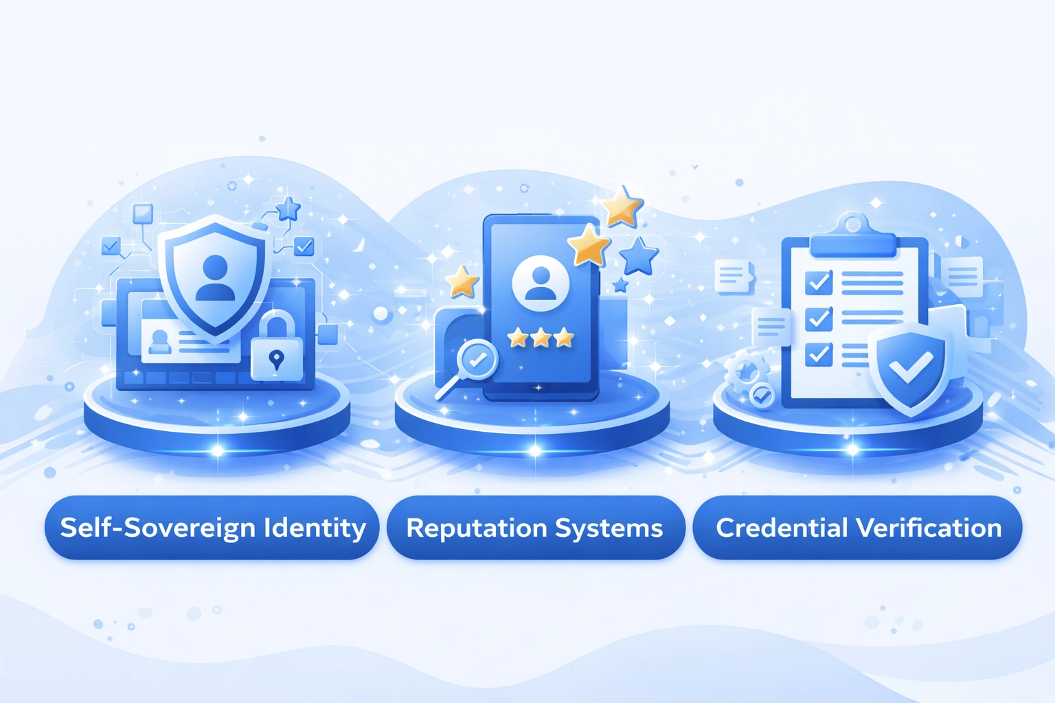 Eight step royalty distribution lifecycle using blockchain smart contracts from rights registration through automated payment splitting and audit trail creation