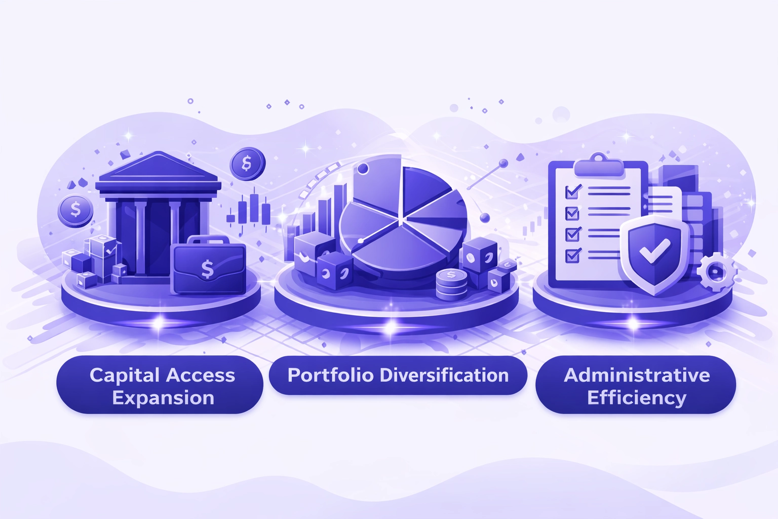 Venture capital tokenization workflow visualization demonstrating capital call automation secondary market liquidity and on-chain governance mechanisms for token holders