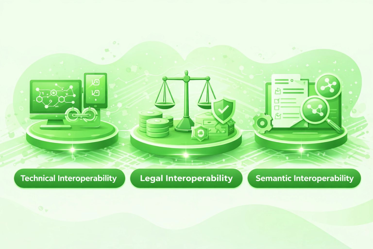 Enterprise blockchain compliance framework for property data synchronization displaying smart contract governance validation workflow and multi-party approval mechanisms