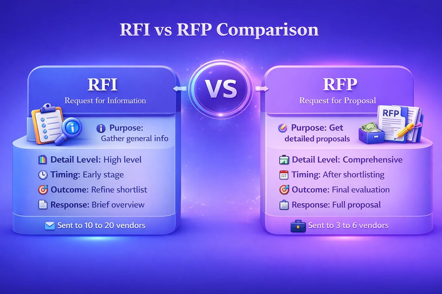 Vendor Selection Procedure Guide Showing Vendor Evaluation Steps