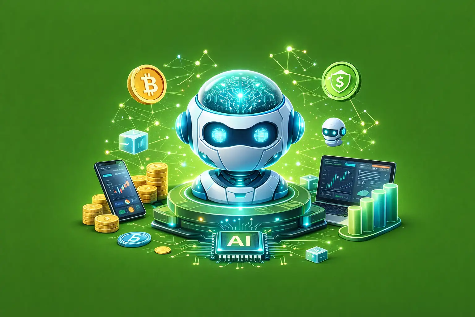 AI integrations in DeFi — overview illustration for enterprise teams
