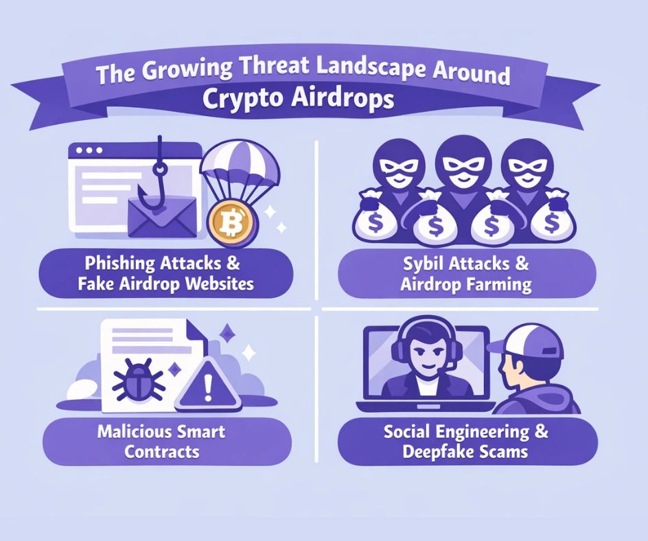 The Growing Threat Landscape Around Crypto Airdrops