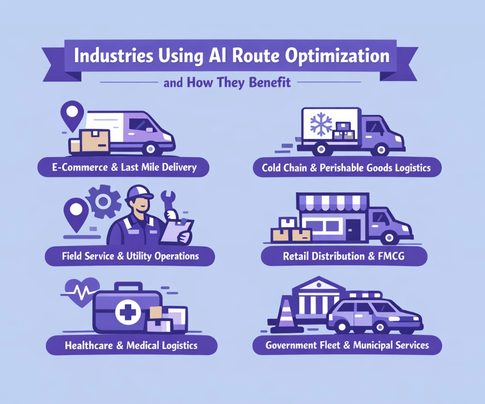 Industries Using AI Route Optimization and How They Benefit
