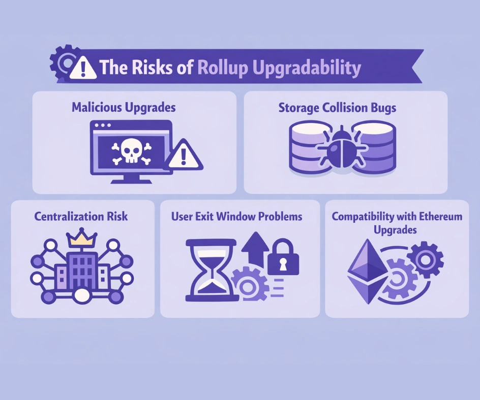 The Risks of Rollup Upgradability