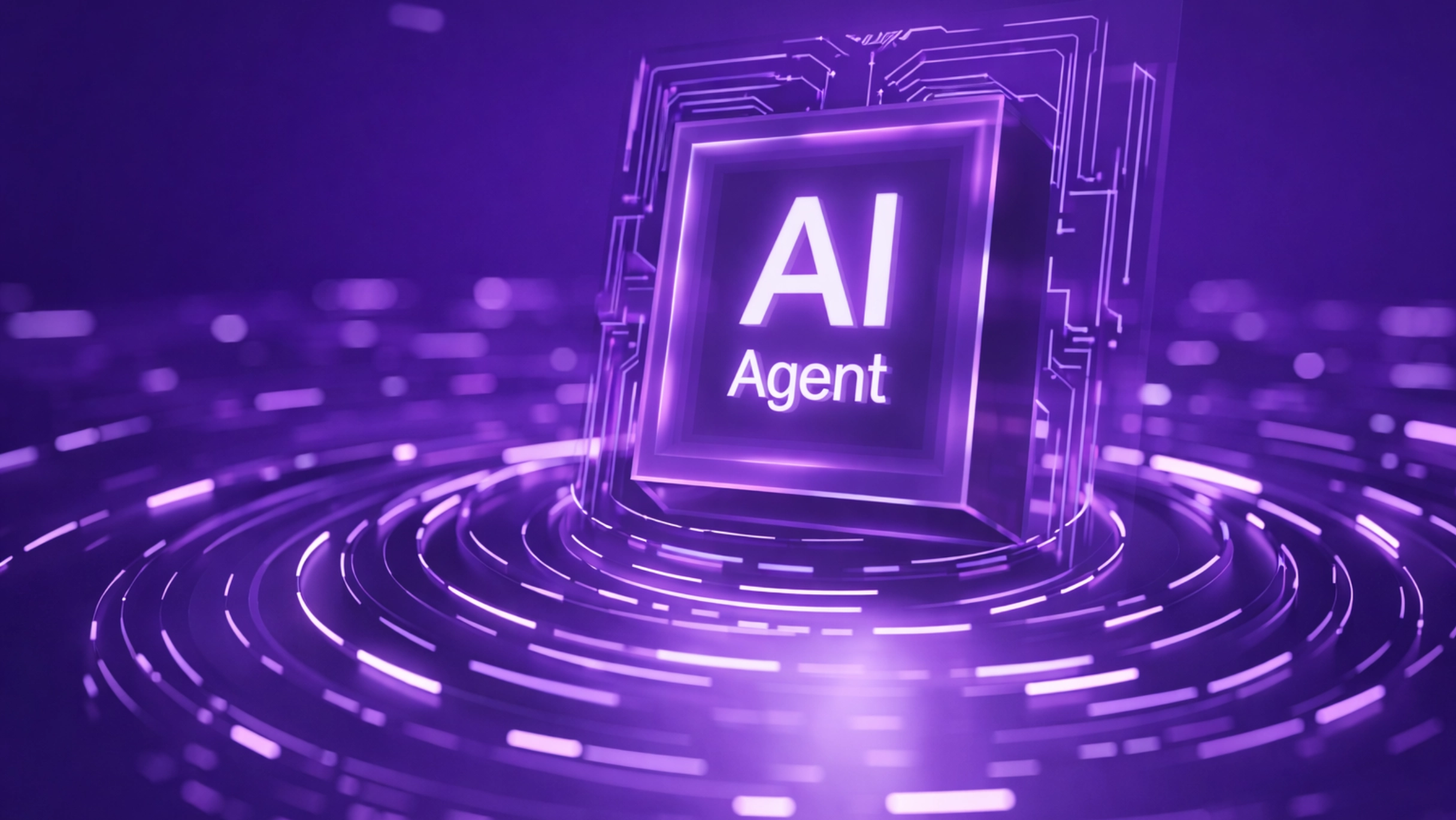 An AI agent autonomously perceives data inputs runs reasoning and executes multi step tasks without requiring human approval at each stage