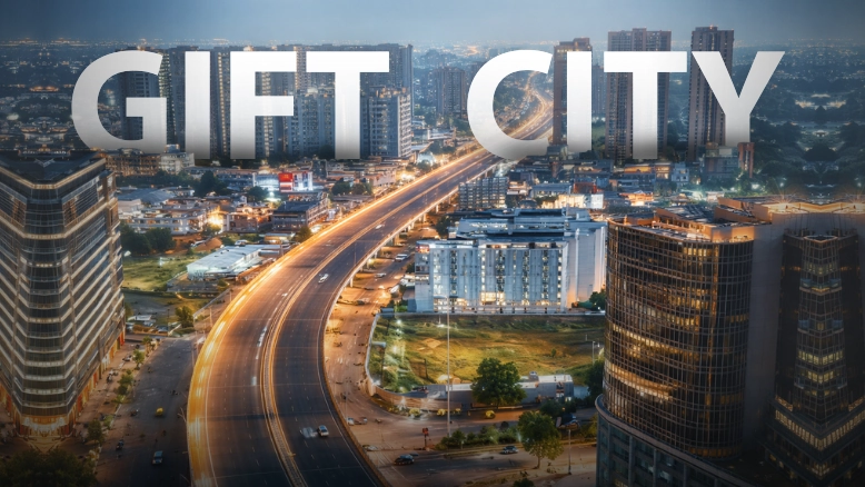 GIFT City Gujarat International Finance Tec City overview showing IFSC zones and financial district infrastructure in India