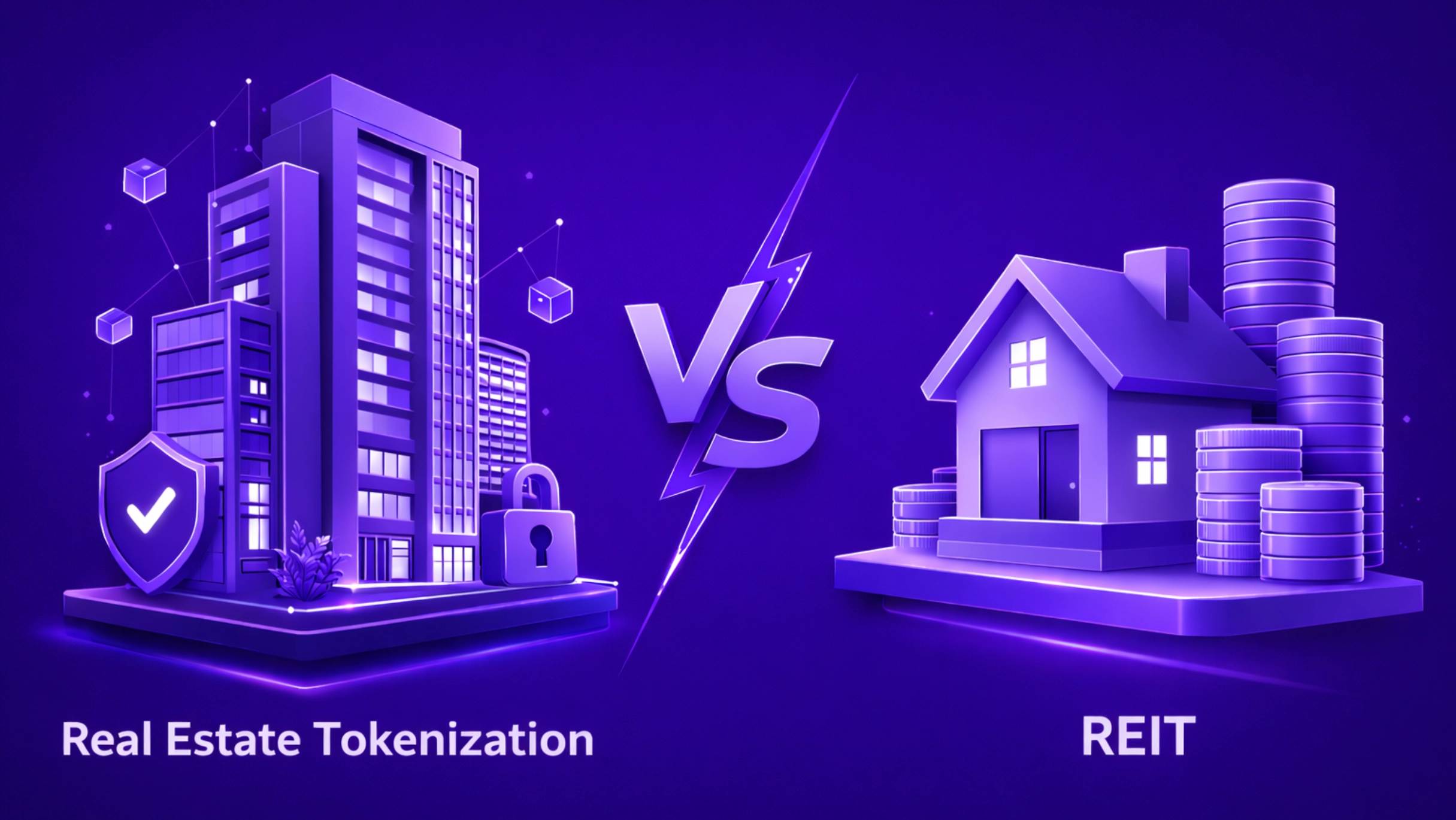 Real estate tokenization vs REIT India comparison showing returns liquidity and risk for Indian investors in 2026