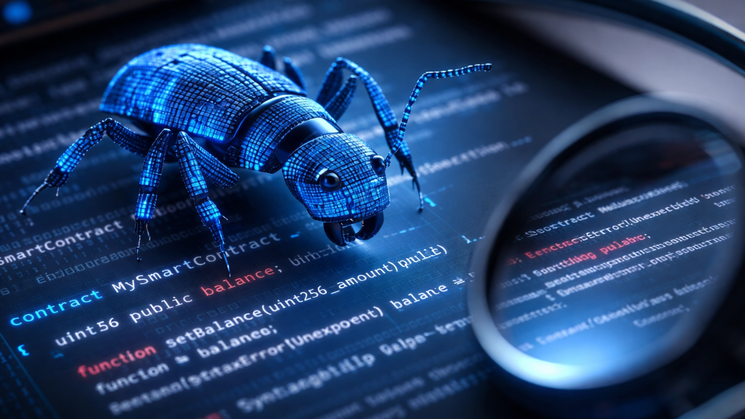 A smart contract bug is a permanent coding error in blockchain code that cannot be patched after the contract is deployed on chain