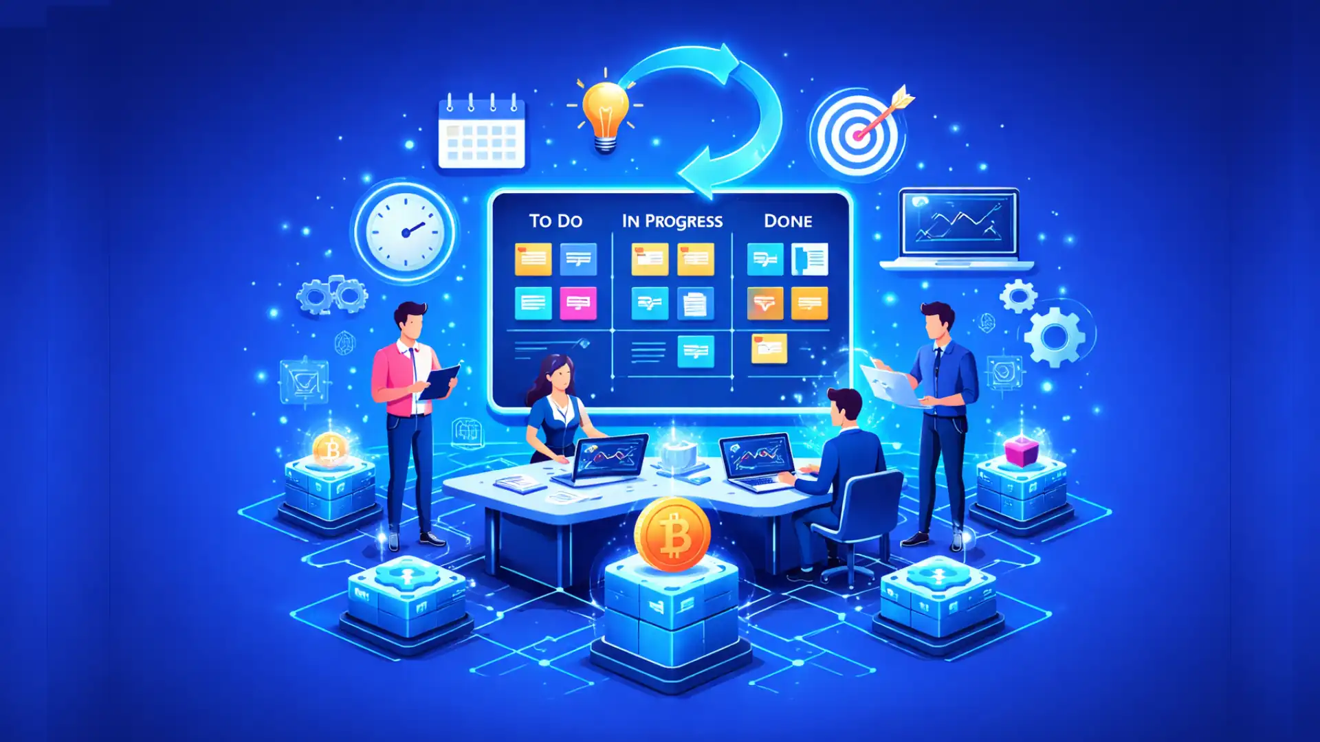 Sprint Planning & Agile Workflow for Blockchain MLM