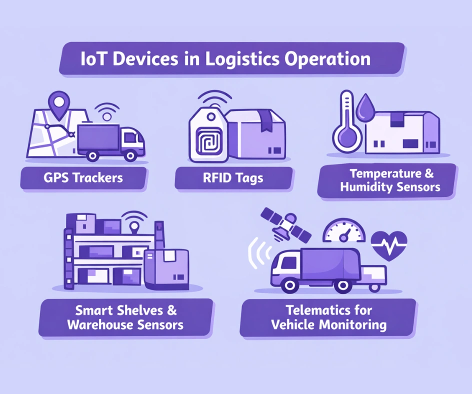 IoT Devices in Logistics Operations