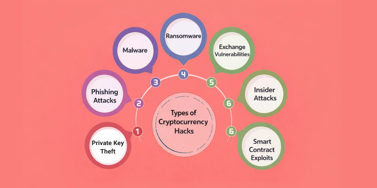 types of cryptocurrency hacks