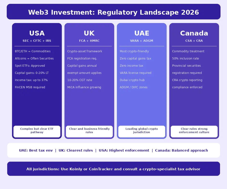 Web3 Investment Regulatory Landscape