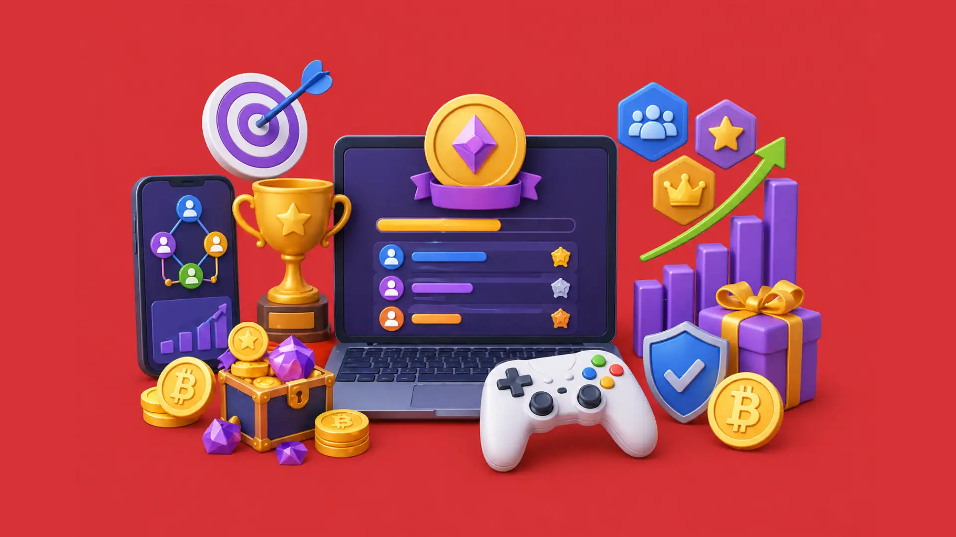 Gamification in Crypto MLM Software Boosting User Engagement