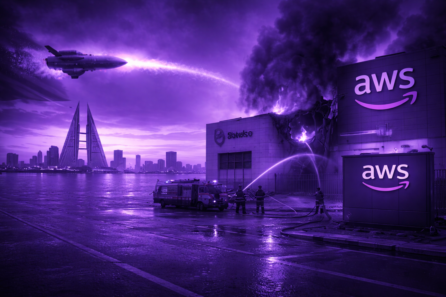 AWS data centre disruption case study timeline showing impact of conflict zone infrastructure attacks on enterprise cloud recovery strategies