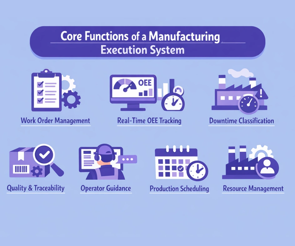 Core Functions of a Manufacturing Execution System