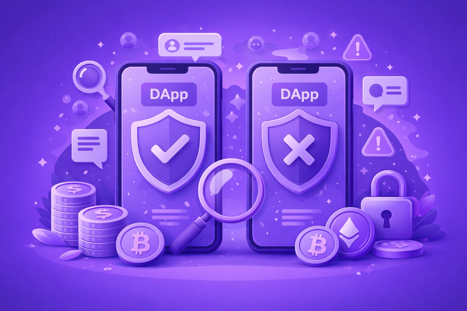 Real DApp vs Fake DApp
