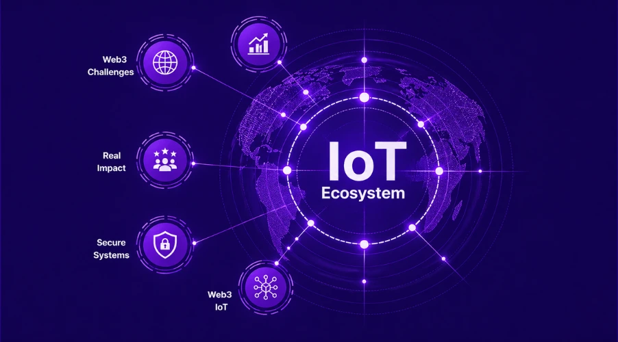 Web3 in iot — overview illustration for enterprise teams
