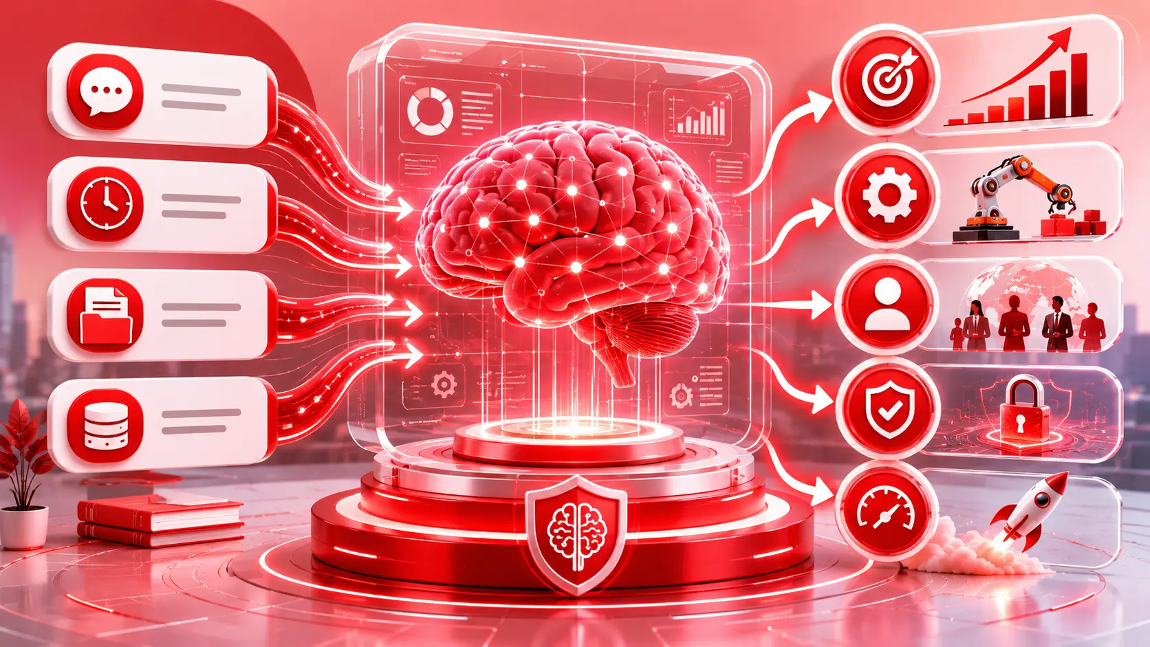 AI Copilot Memory Systems diagram showing short term and long term memory processing layers