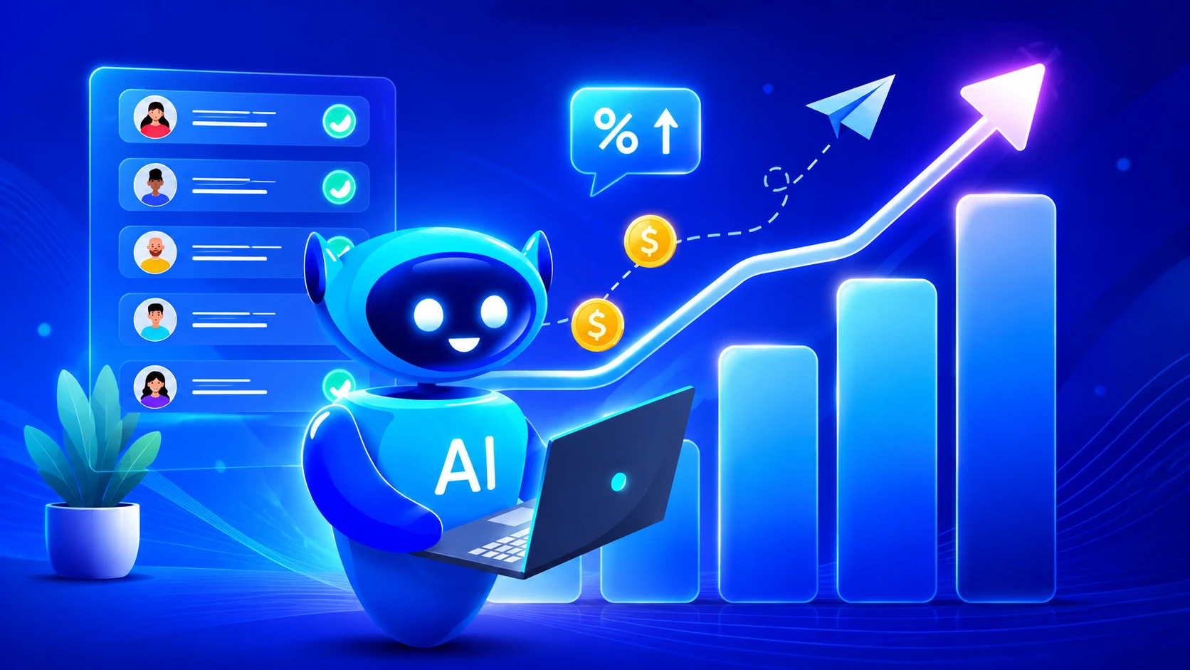 AI copilot market size global growth forecast comparison chart 2025 to 2030