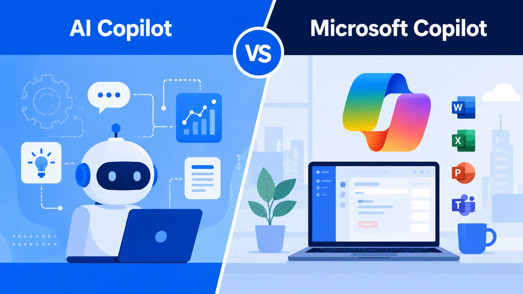 AI Copilot vs Microsoft Copilot comparison and integration differences in 2026