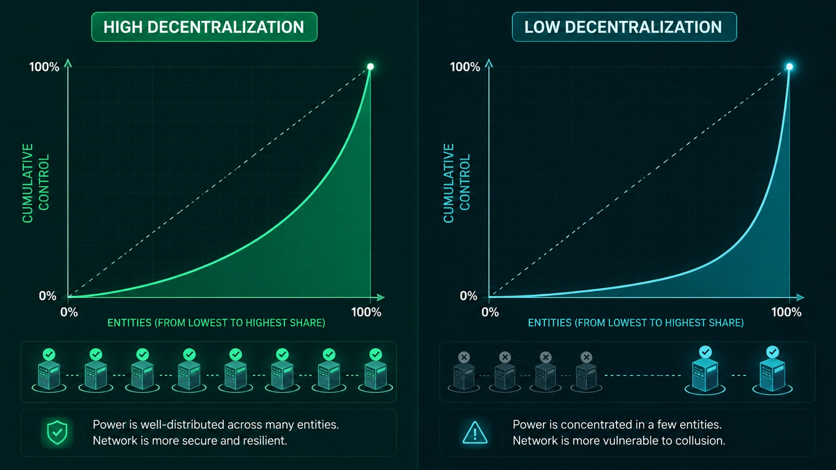 Why a low Nakamoto Coefficient in blockchain signals centralization risk and how projects can improve decentralization and security