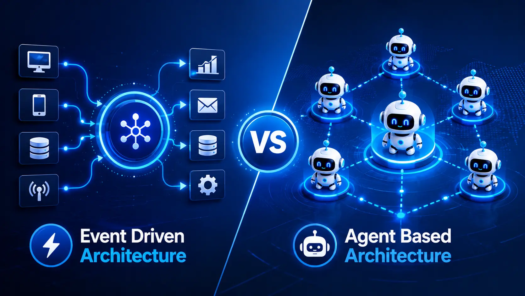 Event driven and agent based architecture comparison in AI Copilot Platforms for enterprise use