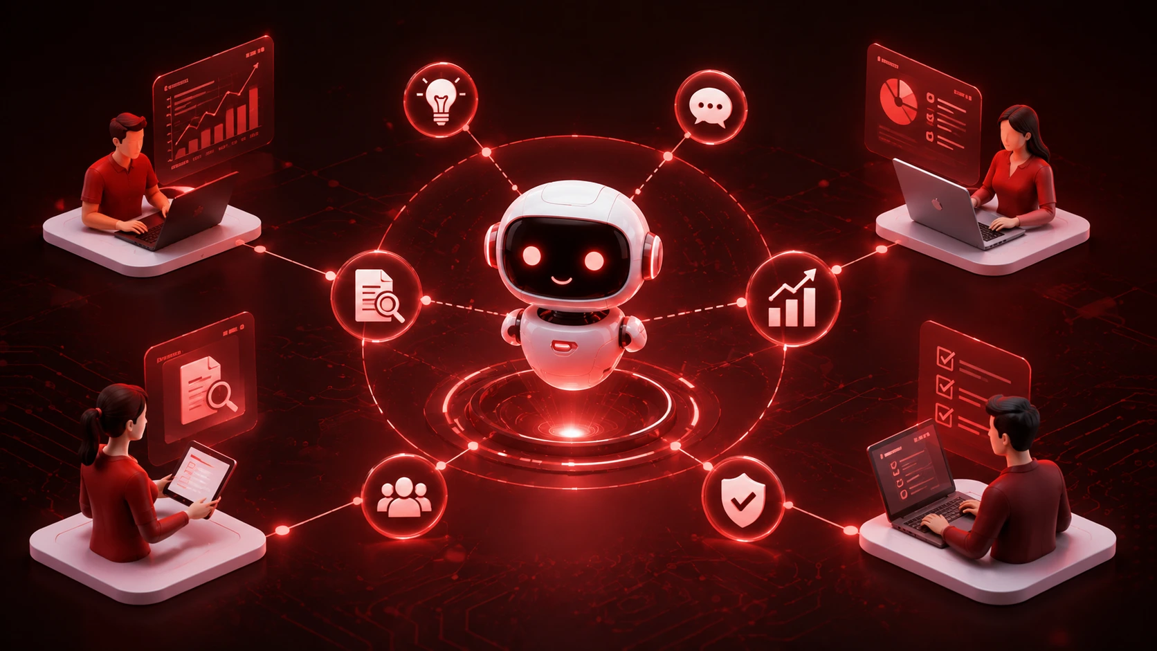 AI Copilot for business assisting users with tasks and automation
