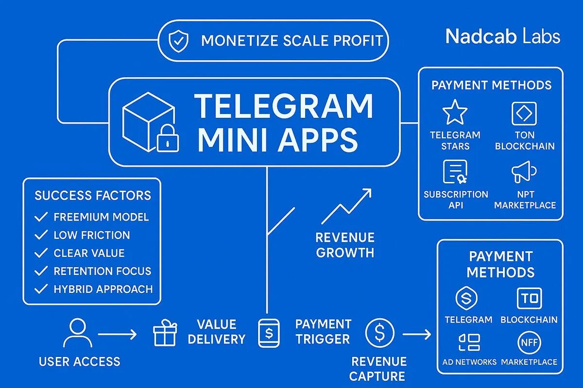 Telegram Mini Apps monetization strategies — Nadcab Labs