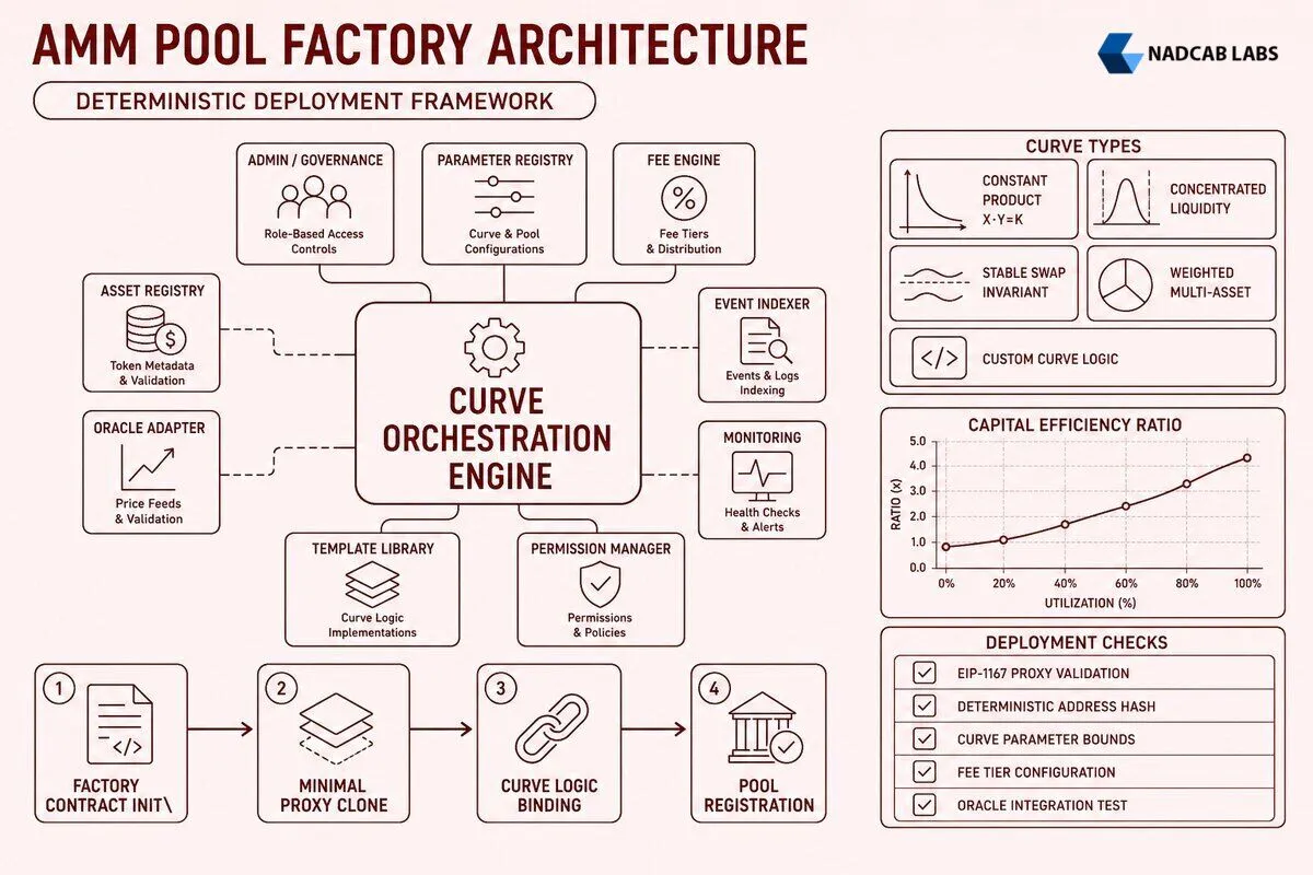 Amm Curve Design Pool Factory Patterns — technical process flow chart