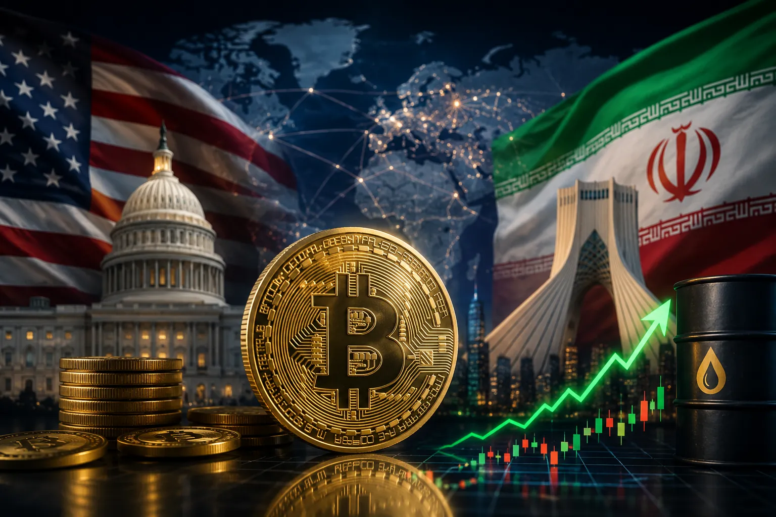 Bitcoin Holds Near $64K Despite Progress in US-Iran Peace Talks