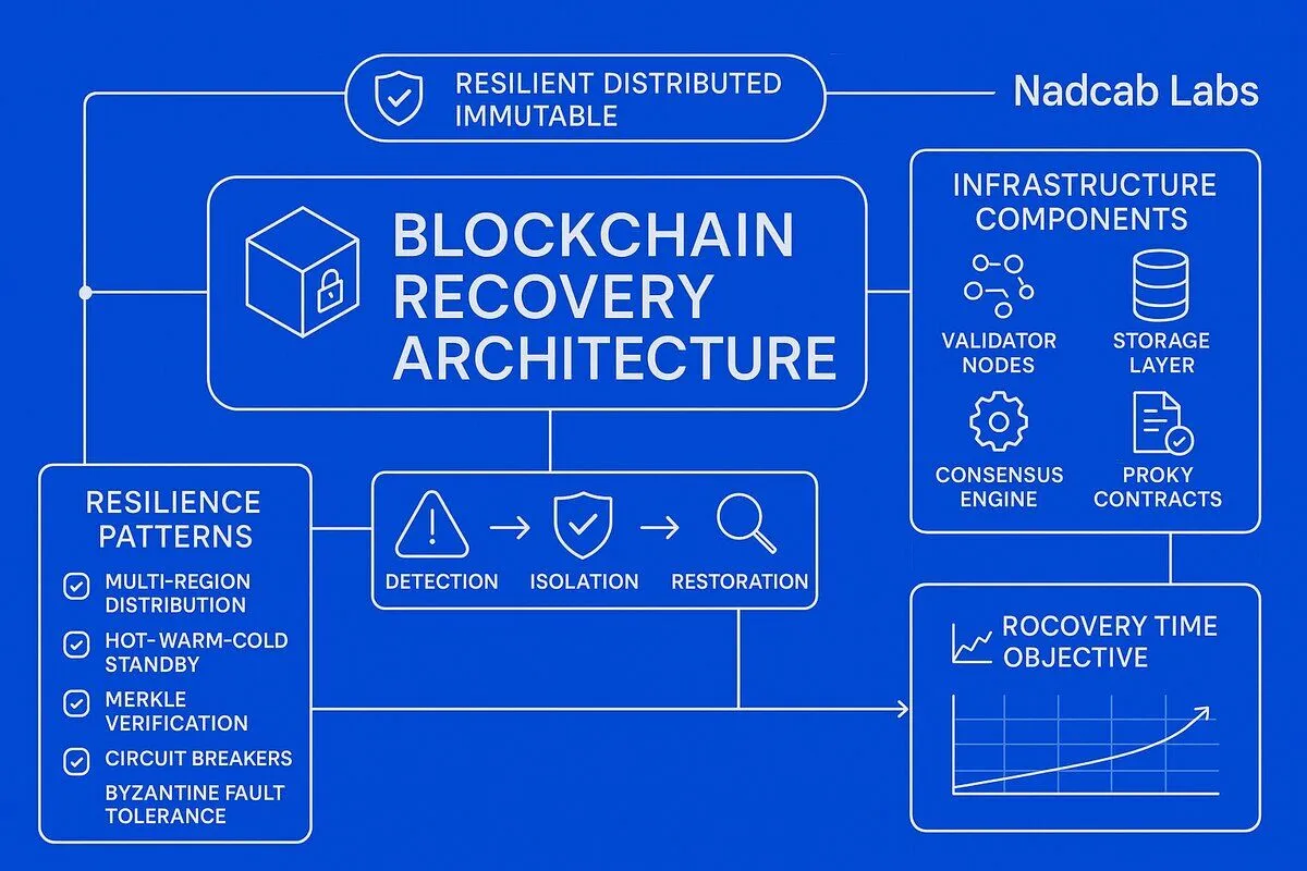 Blockchain Disaster Recovery Architecture: Resilience Patterns & Design — Nadcab Labs