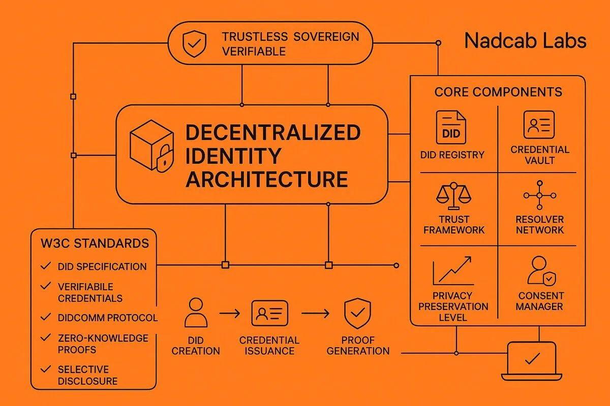 Decentralized identity verification architecture β Nadcab Labs