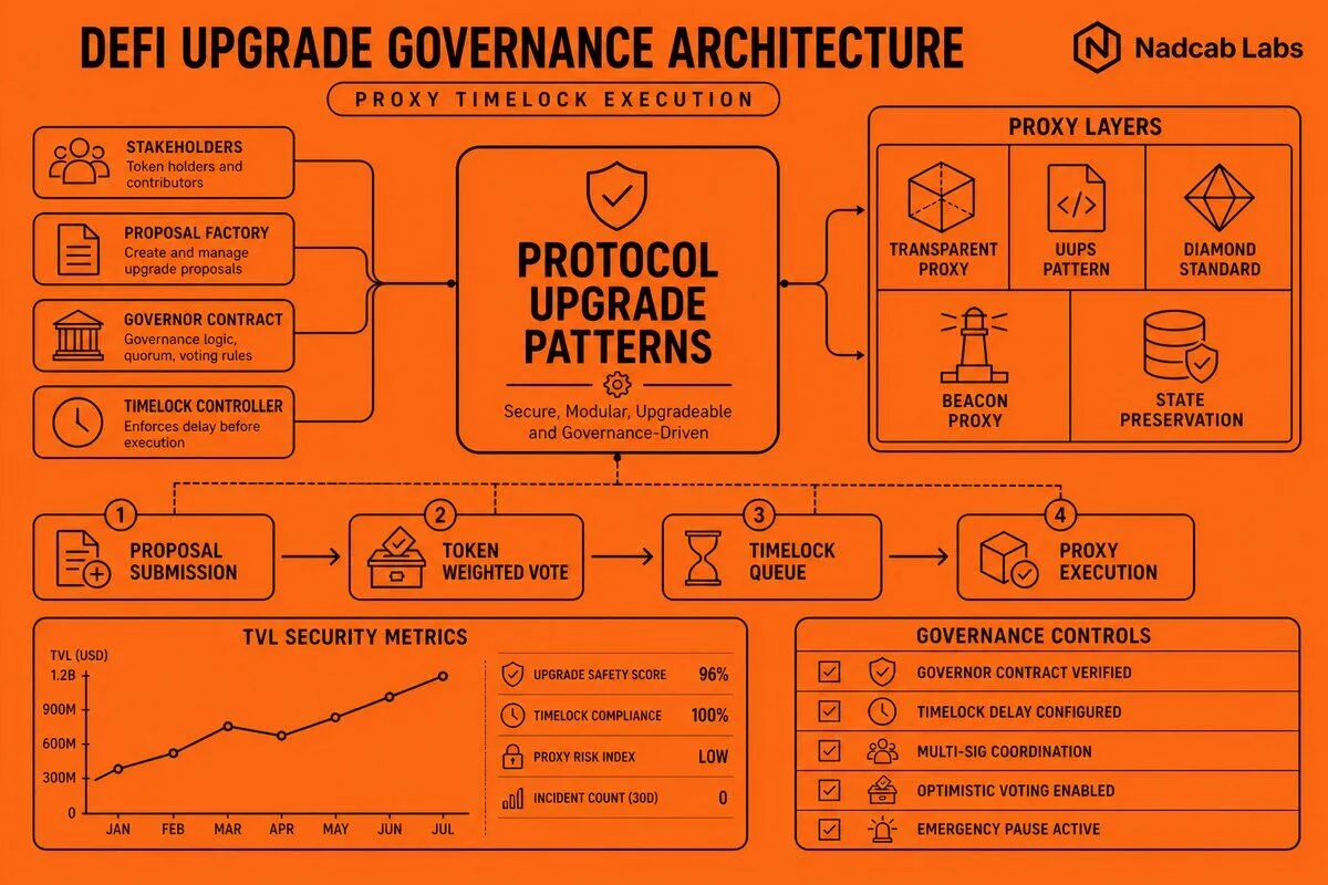 Defi Protocol Upgrade Governance Mechanisms Technical — technical process flow chart
