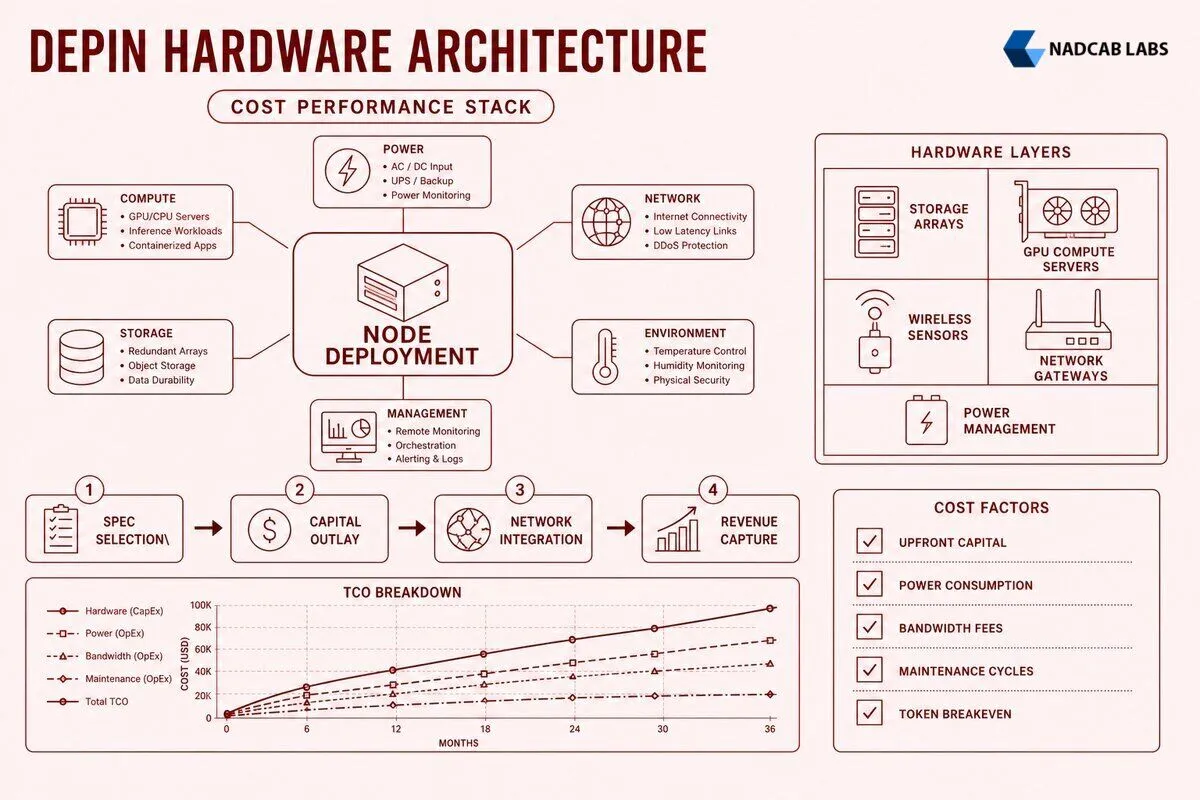 Depin Hardware Requirements Specs Capital Amp — labelled architecture diagram