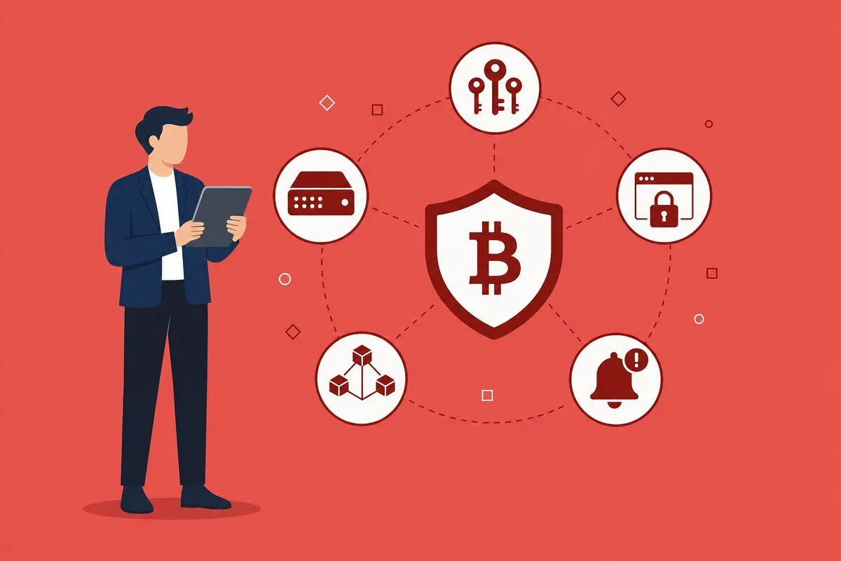 Grovex Btc Security Architecture Protecting Exc — overview illustration