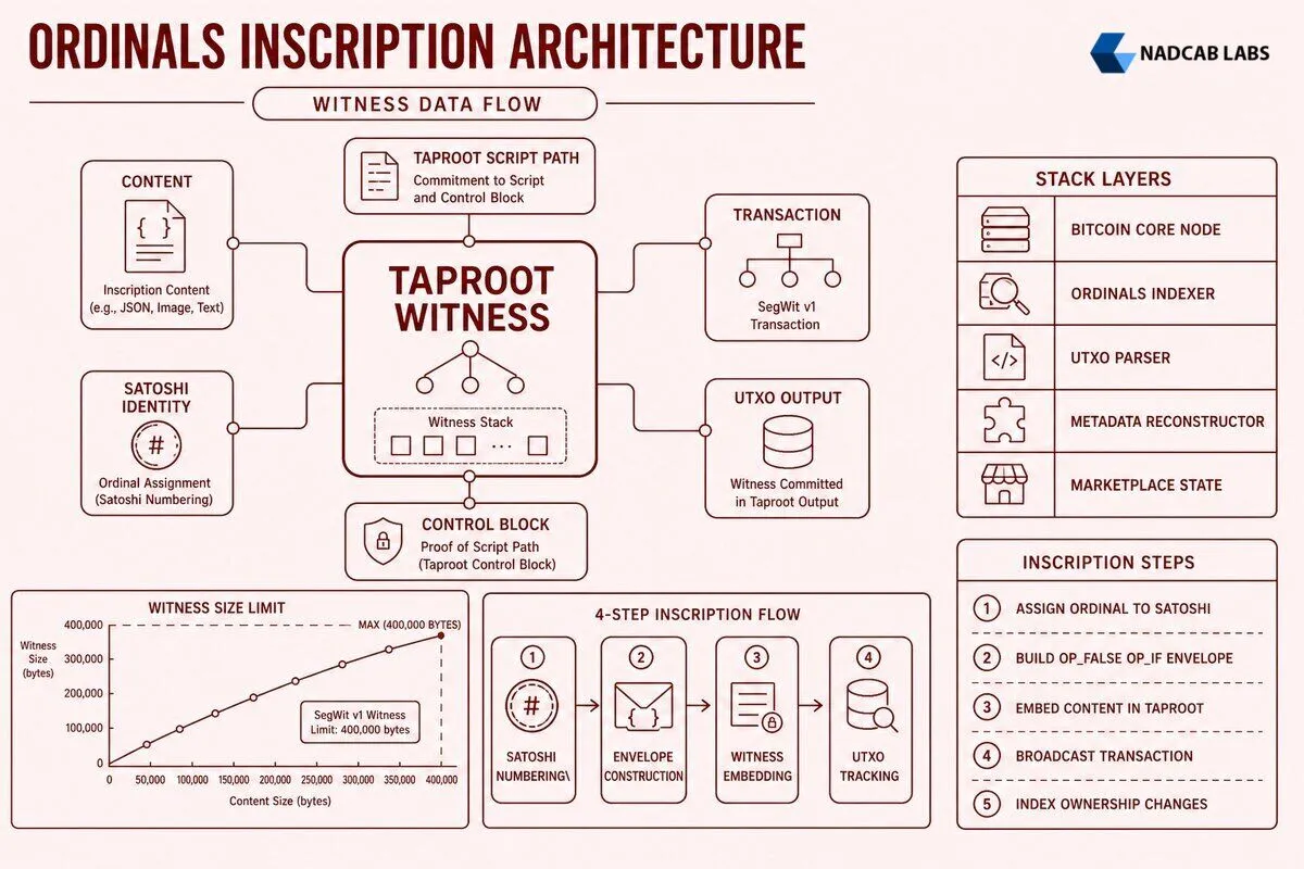 Bitcoin Ordinals Enable Nft Minting Btc — technical process flow chart