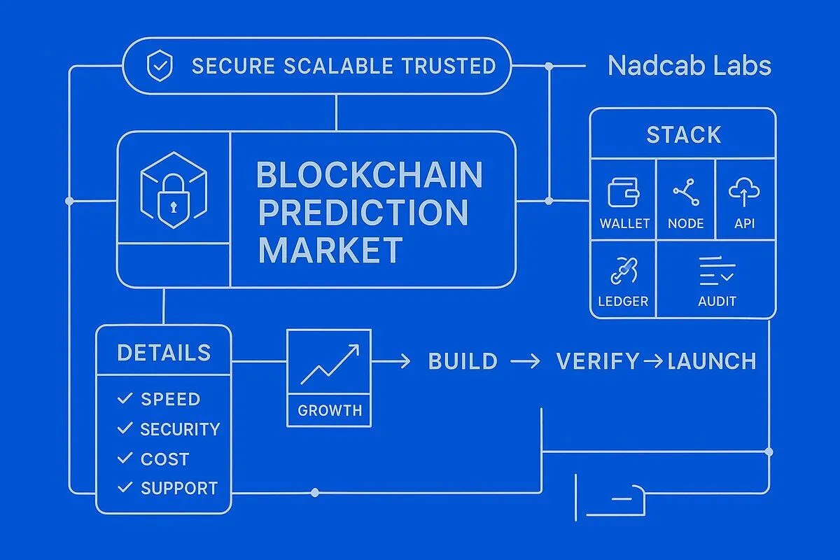 Blockchain prediction market architecture — Nadcab Labs