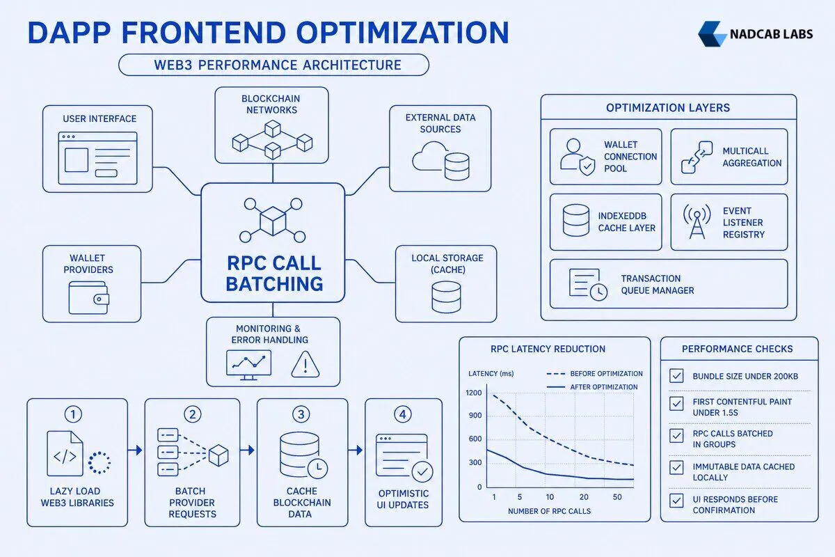 Speed Dapp Frontend Proven Performance Optimization — technical process flow chart