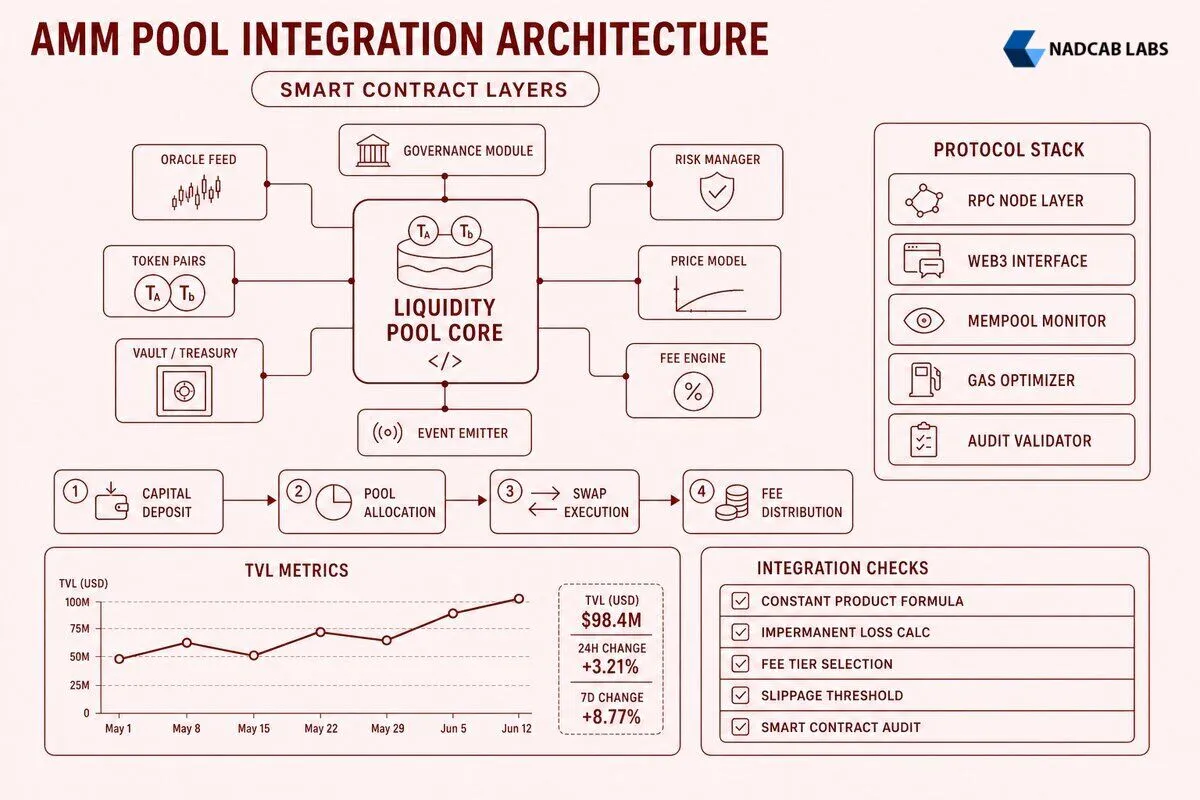 Liquidity Pool Integration Market Makers Technical β technical process flow chart
