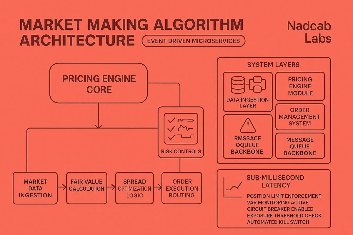Market making algorithm architecture design — Nadcab Labs