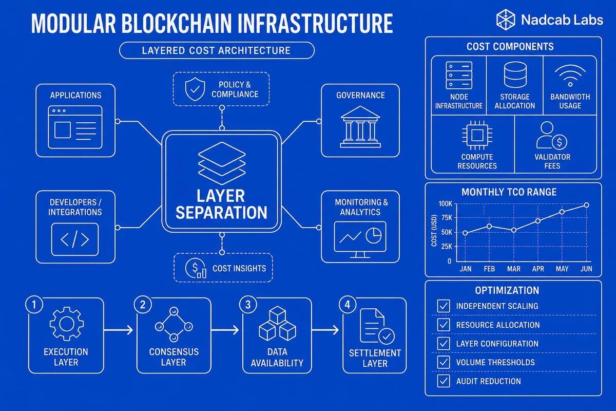 Modular Blockchain Cost Breakdown Infrastructure Tco — technical process flow chart