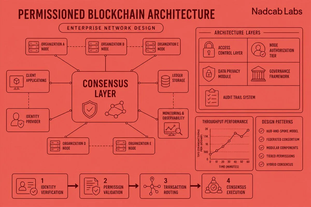 Permissioned blockchain architecture — Nadcab Labs