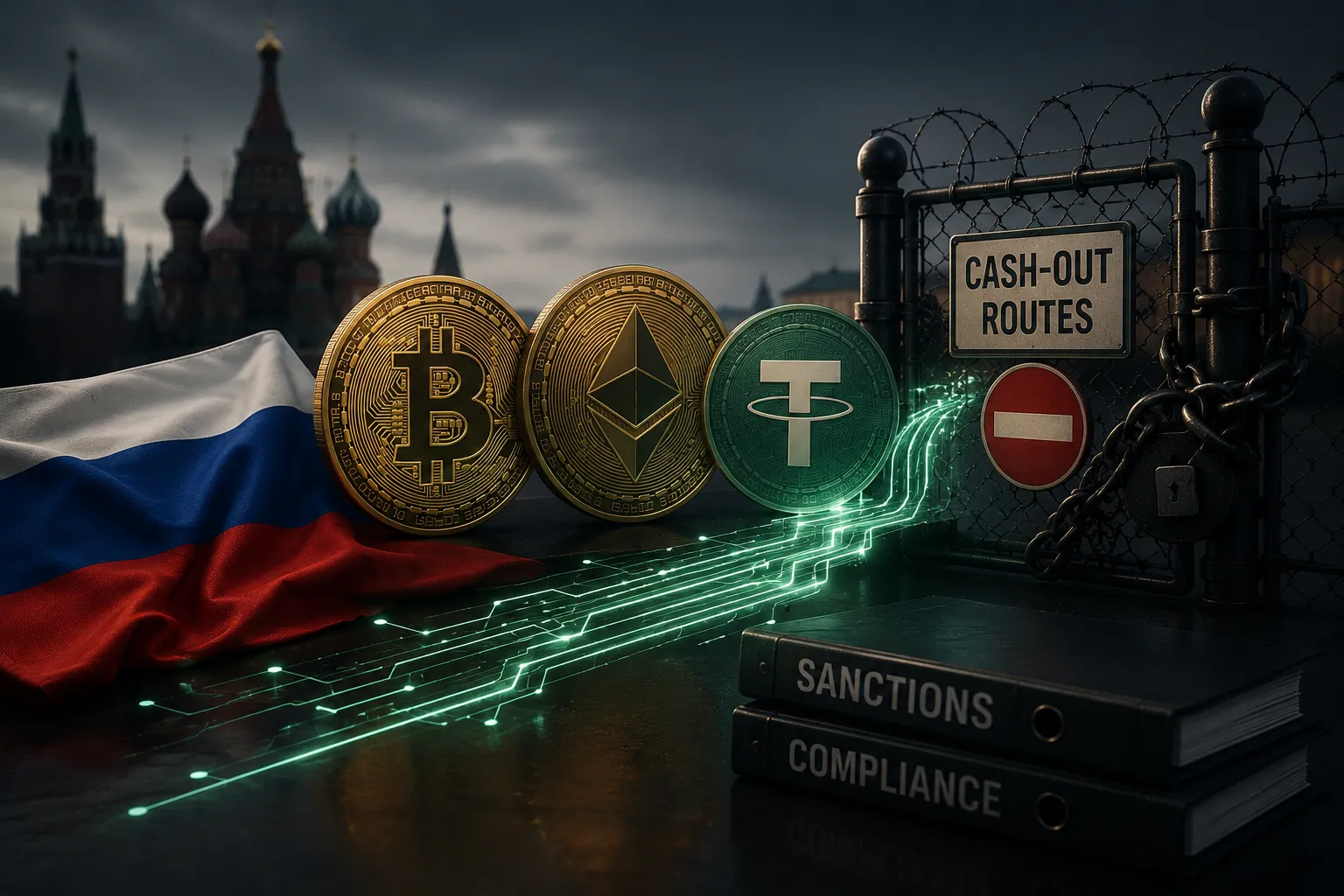 Russia's Crypto Workaround Clears Sanctions Hurdle — But Converting to Cash Still Hits a Wall