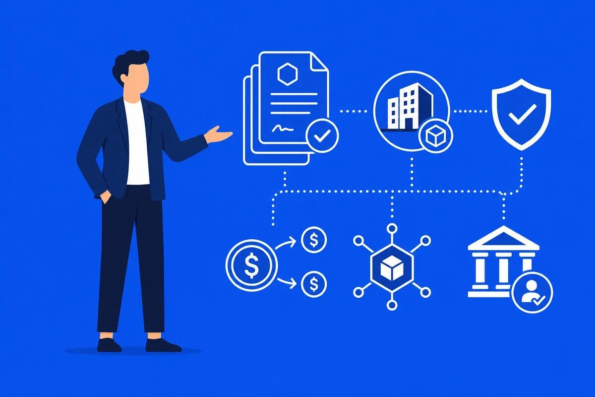 Smart Contract Architecture Real Estate Tokenization — overview illustration