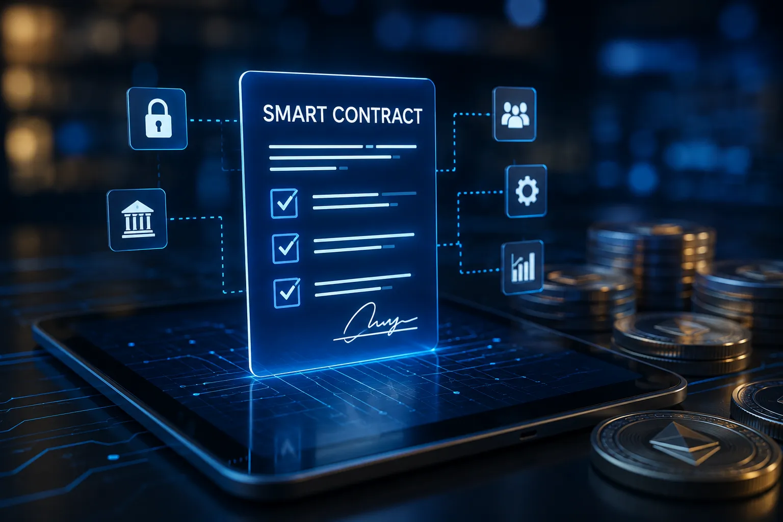 Smart Contract & DeFi Coins Extend Market Losses