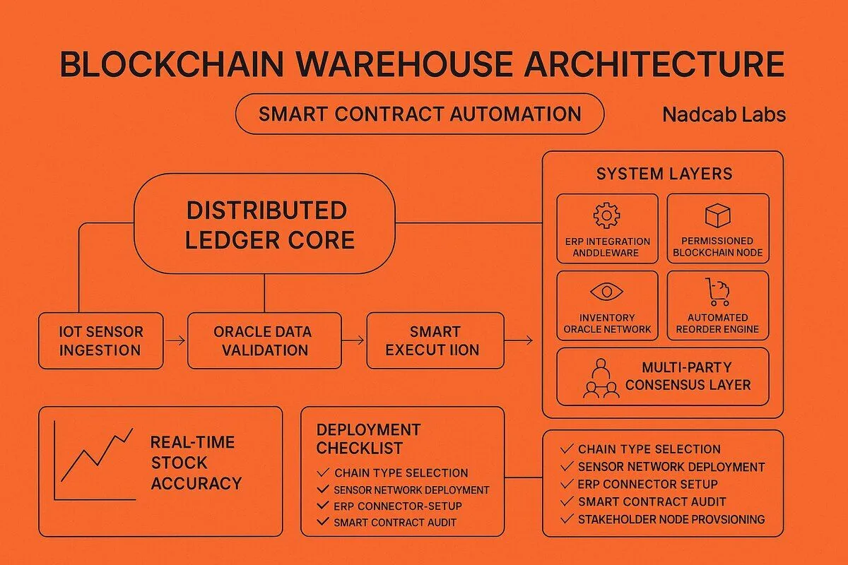 Blockchain warehouse management — Nadcab Labs