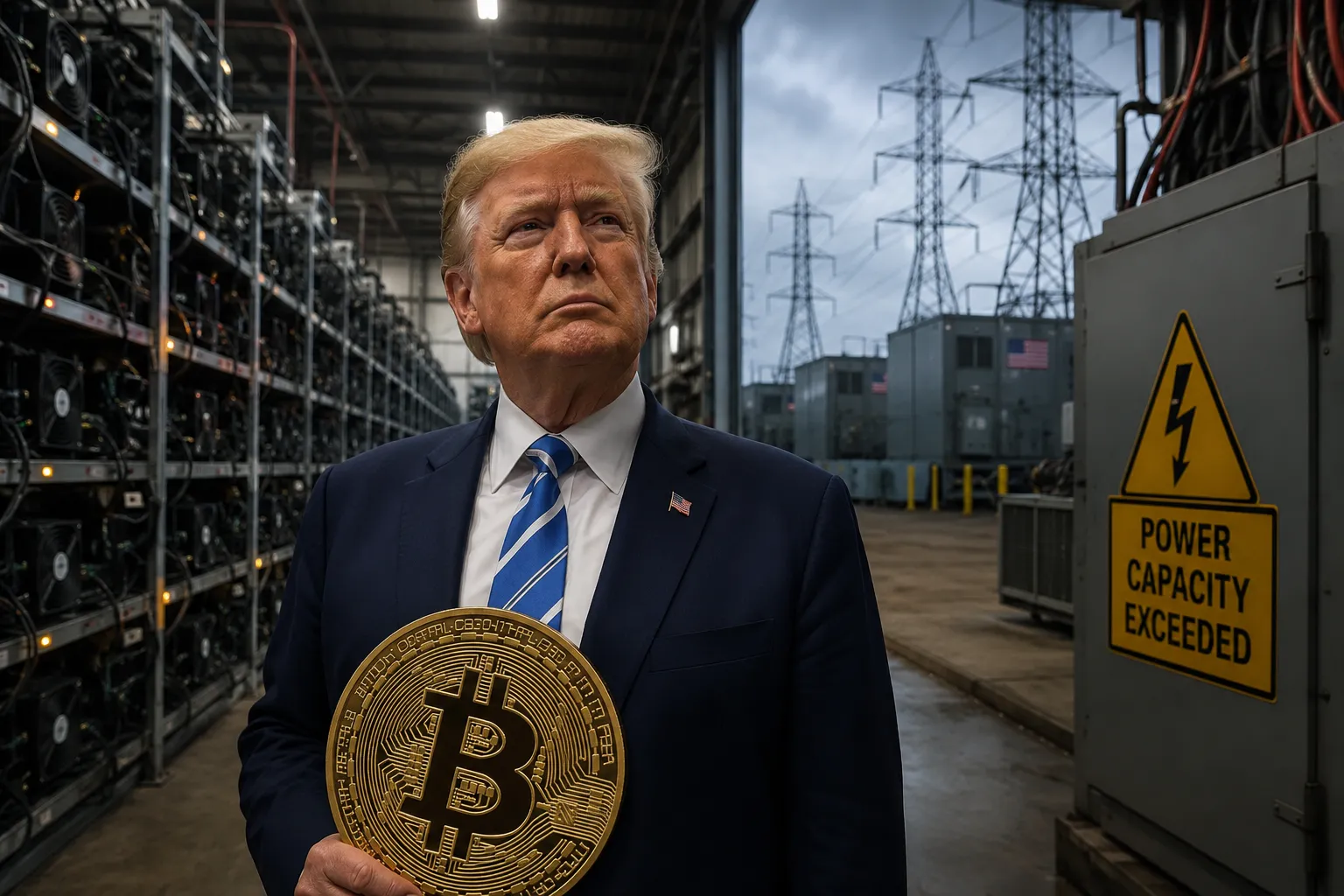 Trump's "Bitcoin Made in America" Plan Hits a Power Grid Roadblock