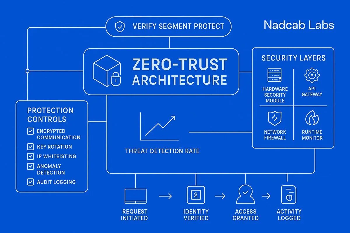 Trading bot security architecture — Nadcab Labs