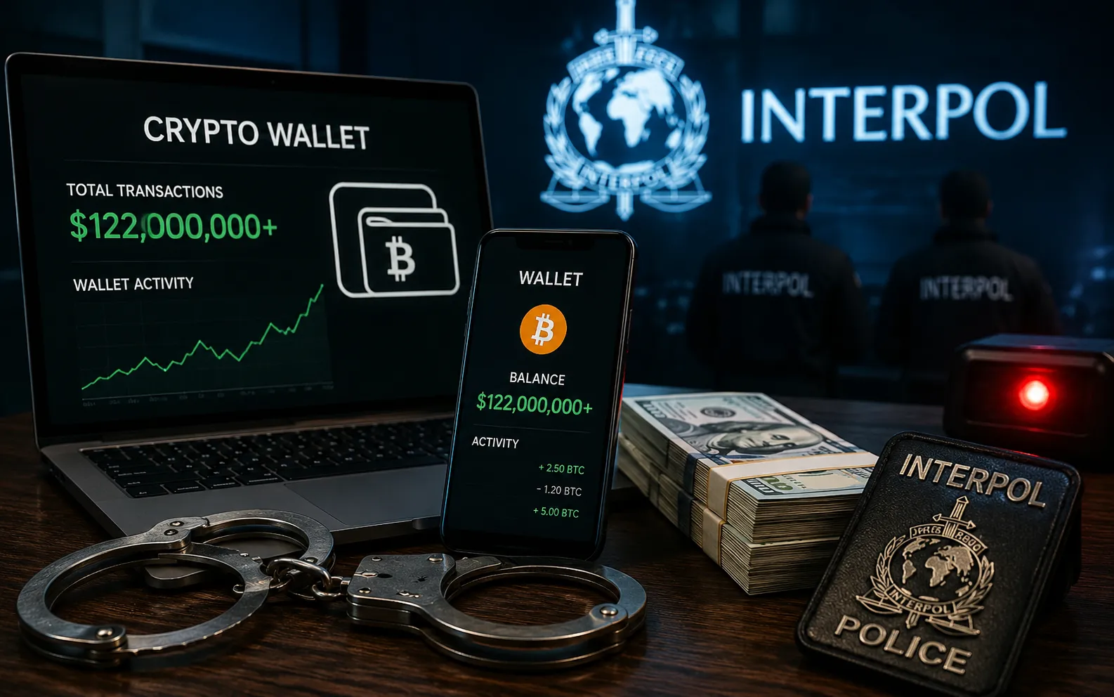 20-Year-Old's Crypto Wallet Moved $122.5M Before Interpol Shut It Down