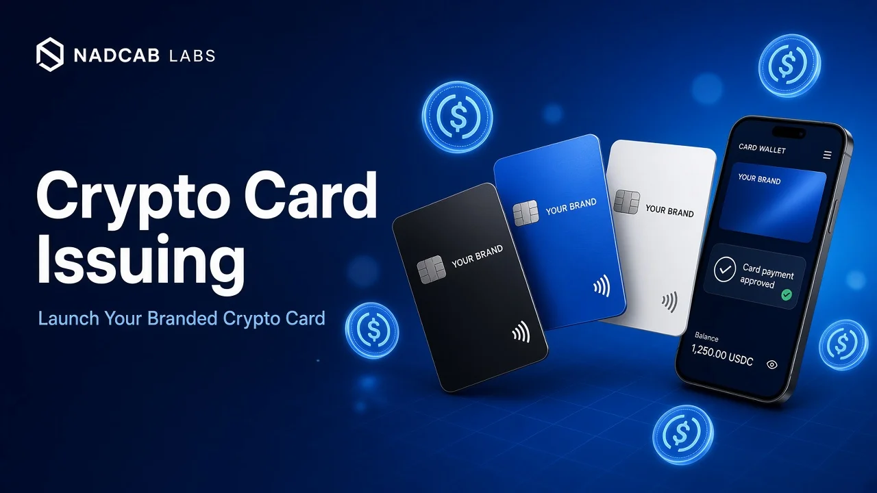 Crypto card issuing platform to launch your branded crypto card - Nadcab Labs